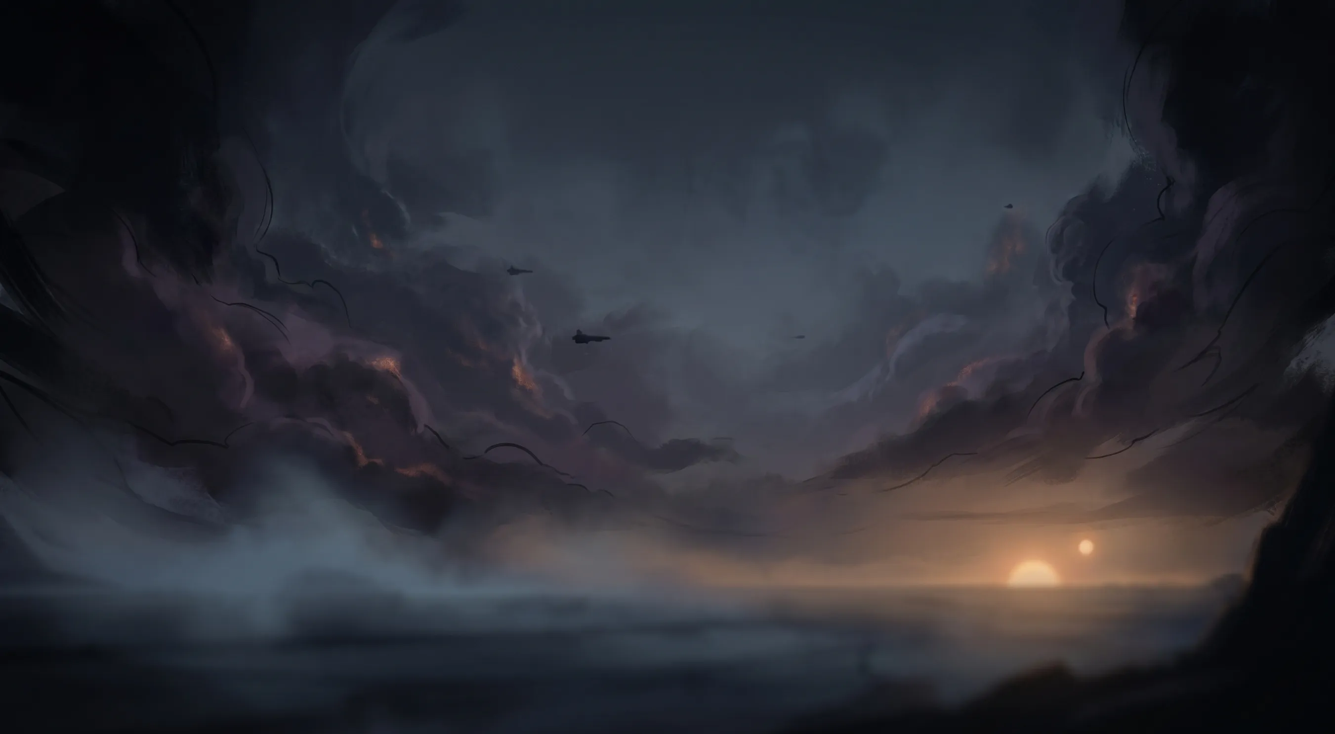 Stellarch key art: a gold cosmic dragon rearing over a starfield